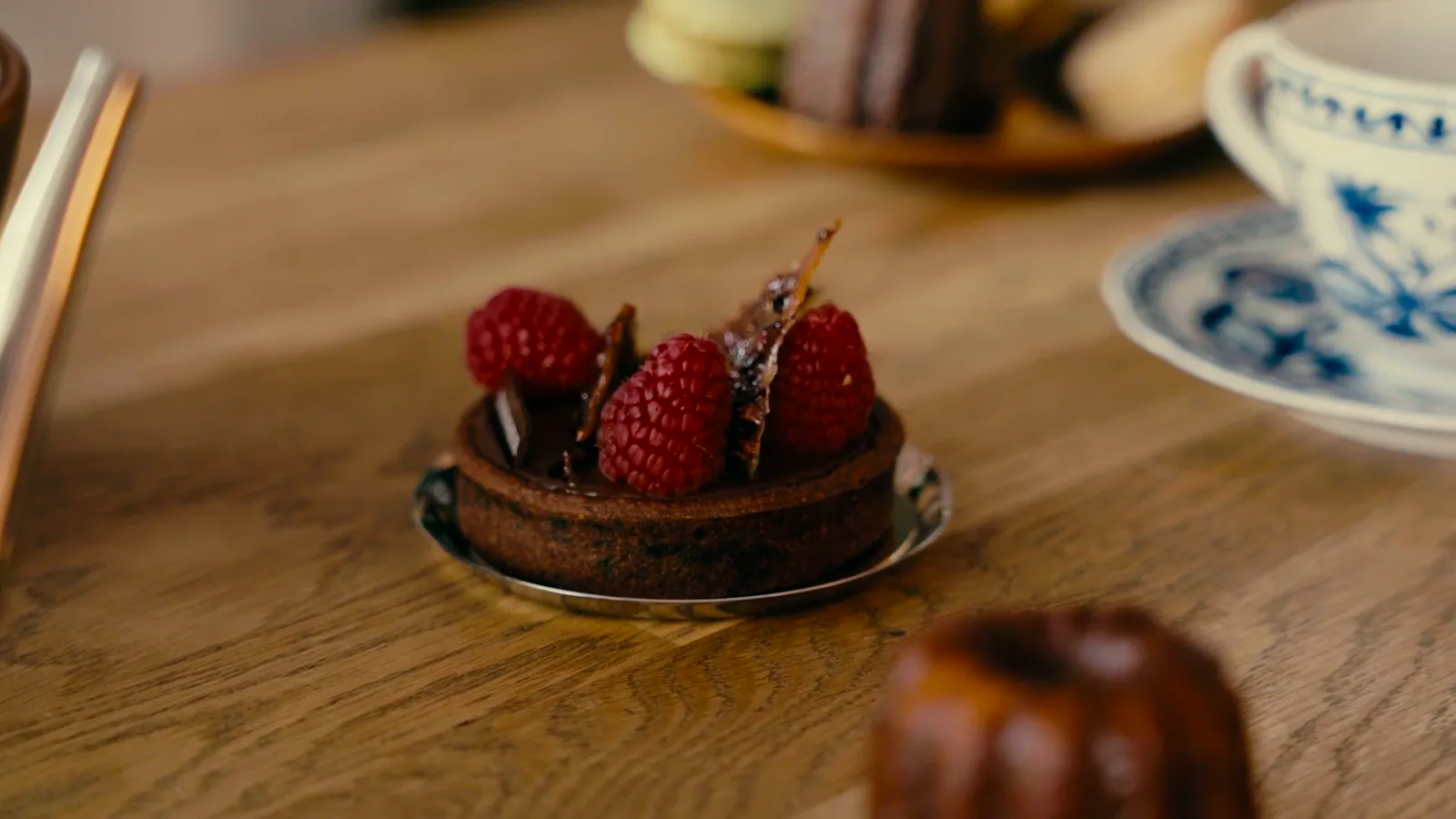 Tarte chocolat framboise